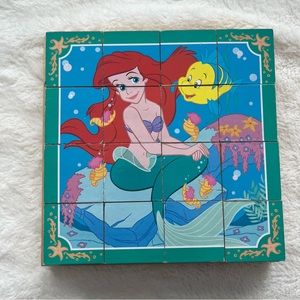 Melissa & Doug Disney Princess Wooden Cube Puzzle With Storage Tray